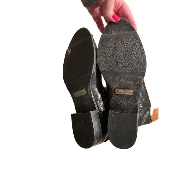 Sam Edelman Two Toned Spike Detailed Knee High Boots Sz 9M - Picture 5 of 12